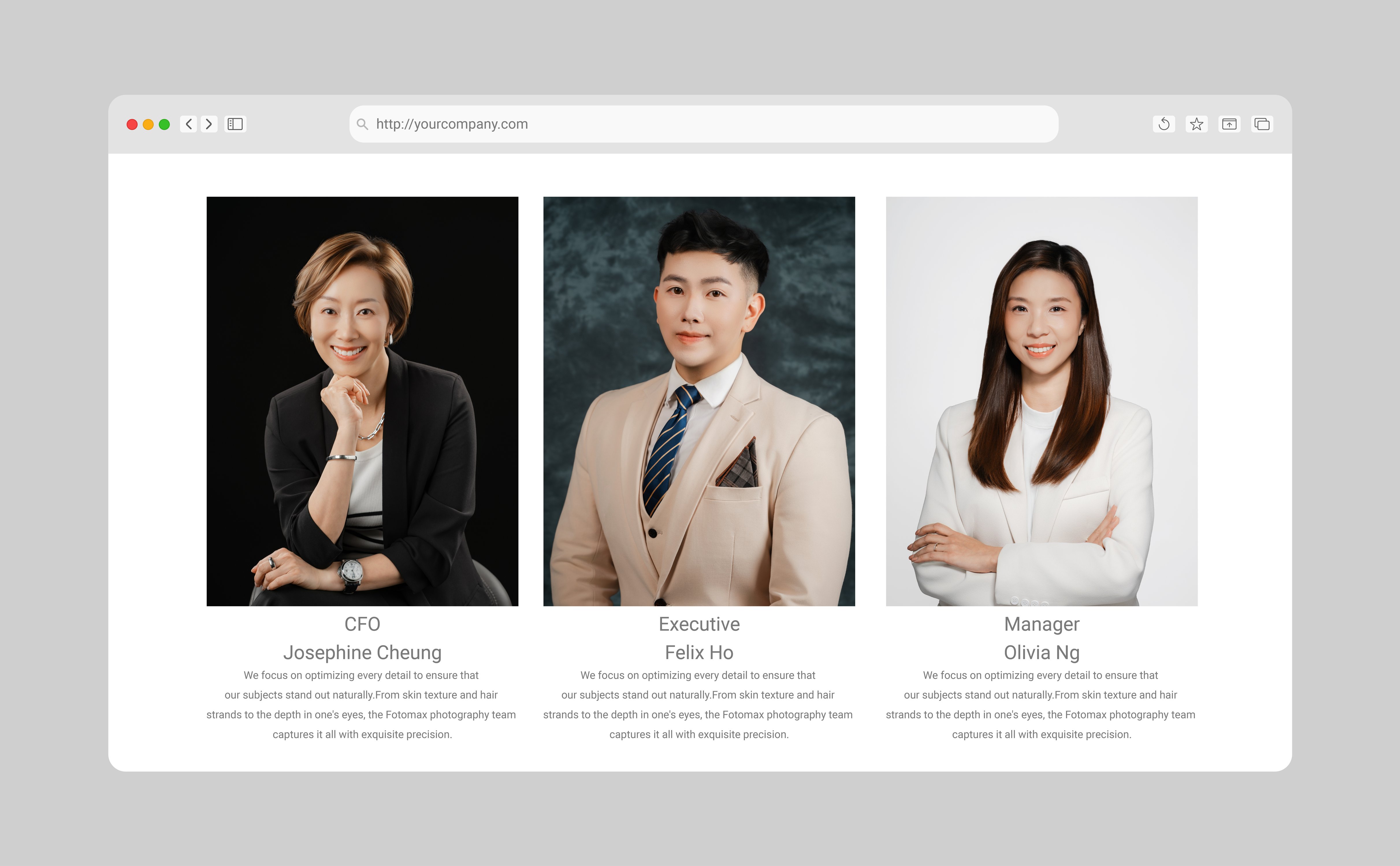 公司形象網站示範