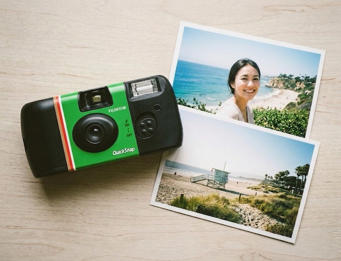 FUJIFILM QuickSnap 即棄相機與沖曬成品