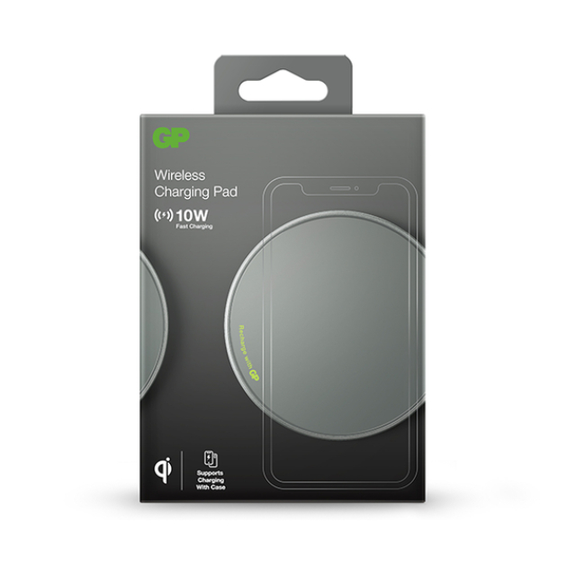 GP 10W Wireless Charging Pad Grey FOTOMAX